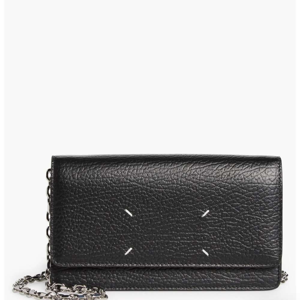 Maison Margiela Large Leather Wallet on a Chain